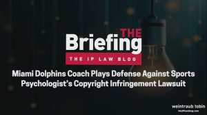 Miami Dolphins Coach Plays Defense Against Sports Psycologist's Copyright Infringement Lawsuit