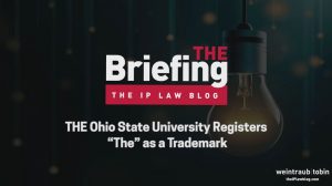 THE Ohio State University Registers .The. as a Trademark