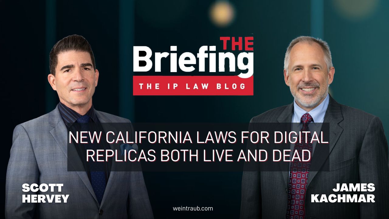 New California Laws for Digital Replicas Both Live and Dead The