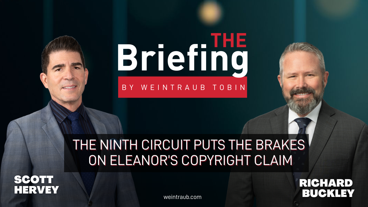 The Ninth Circuit Puts the Brakes on Eleanor s Copyright Claim The The Ninth Circuit Puts the Brakes on Eleanor s Copyright Claim The